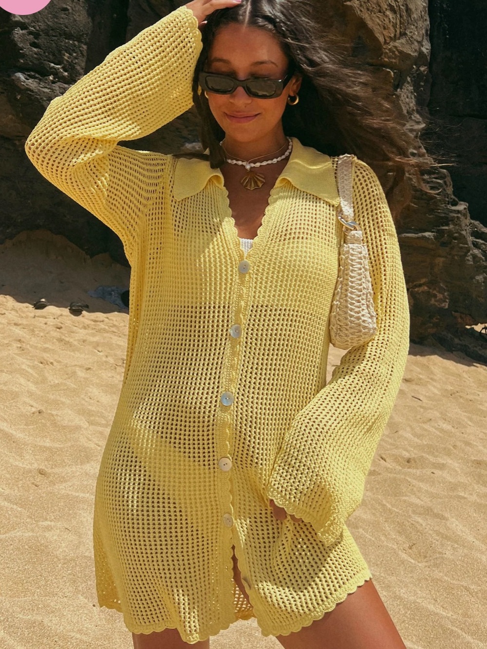 Show me your Mumu Button up Coverup